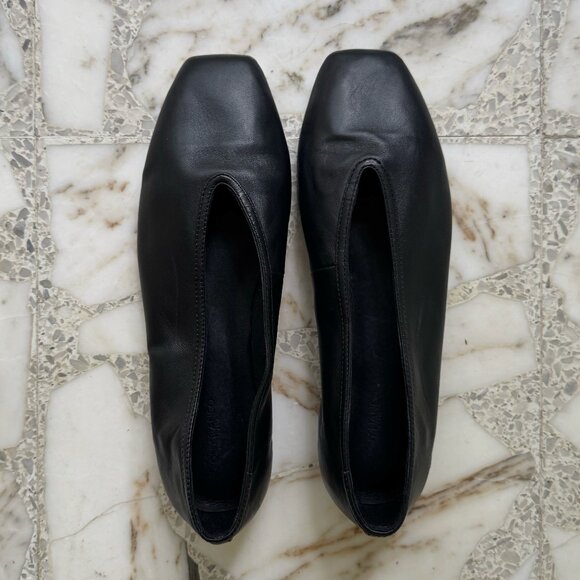 NEW Tony Bianco "Bianca" Black Leather Flats SIZE 8 - $155 MSRP - Picture 6 of 10